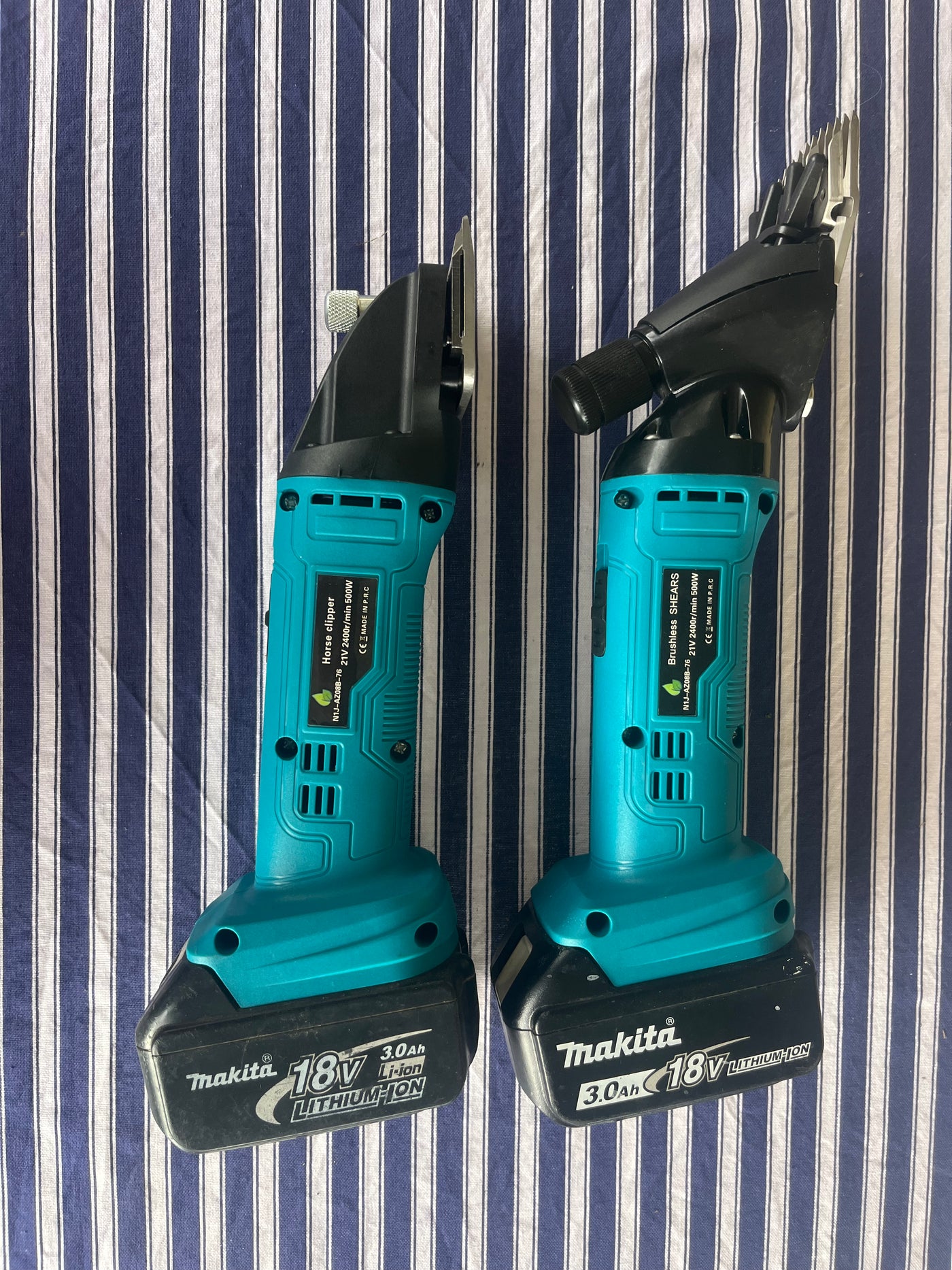 Makita-Compatible Dual Clipper Bundle | Cordless Sheep & Horse Set