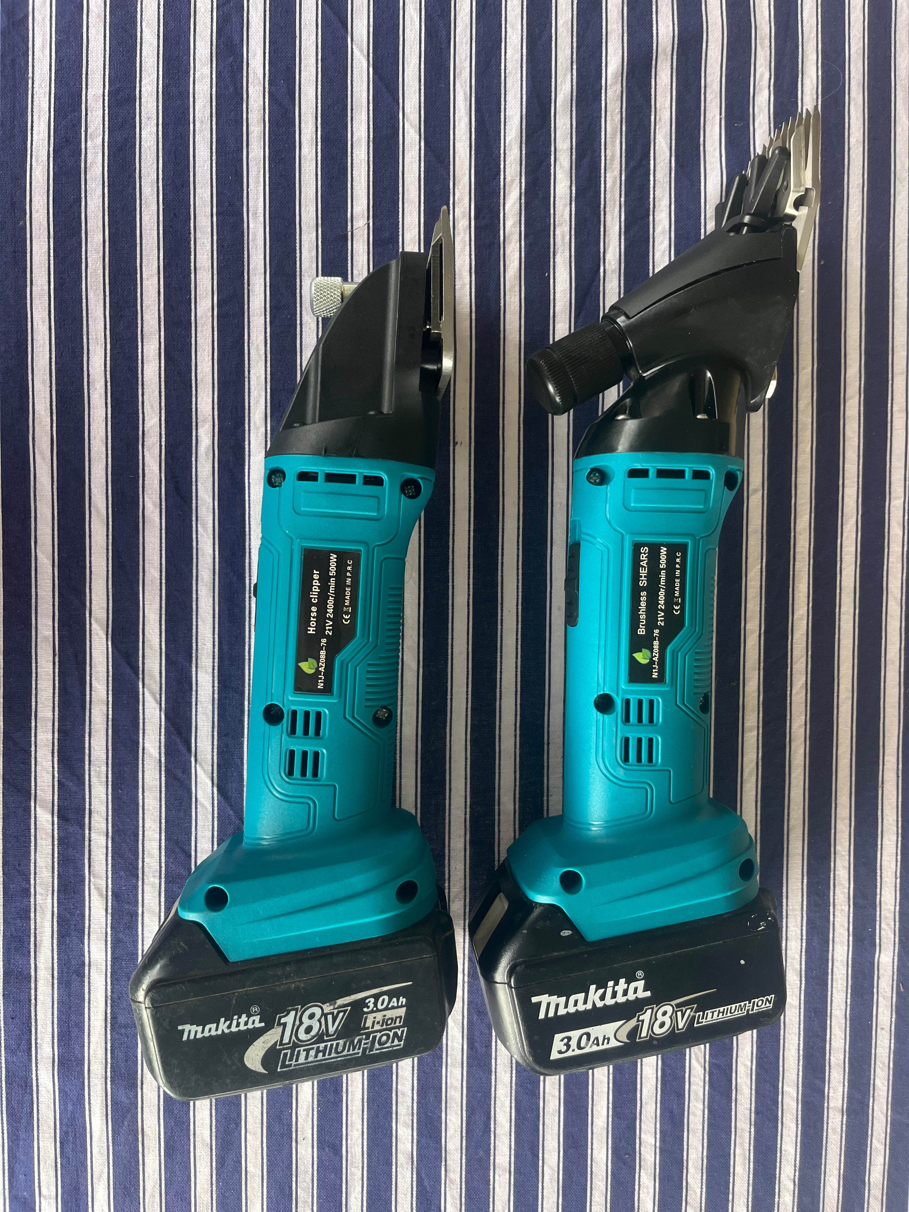 Makita-Compatible Dual Clipper Bundle | Cordless Sheep & Horse Set