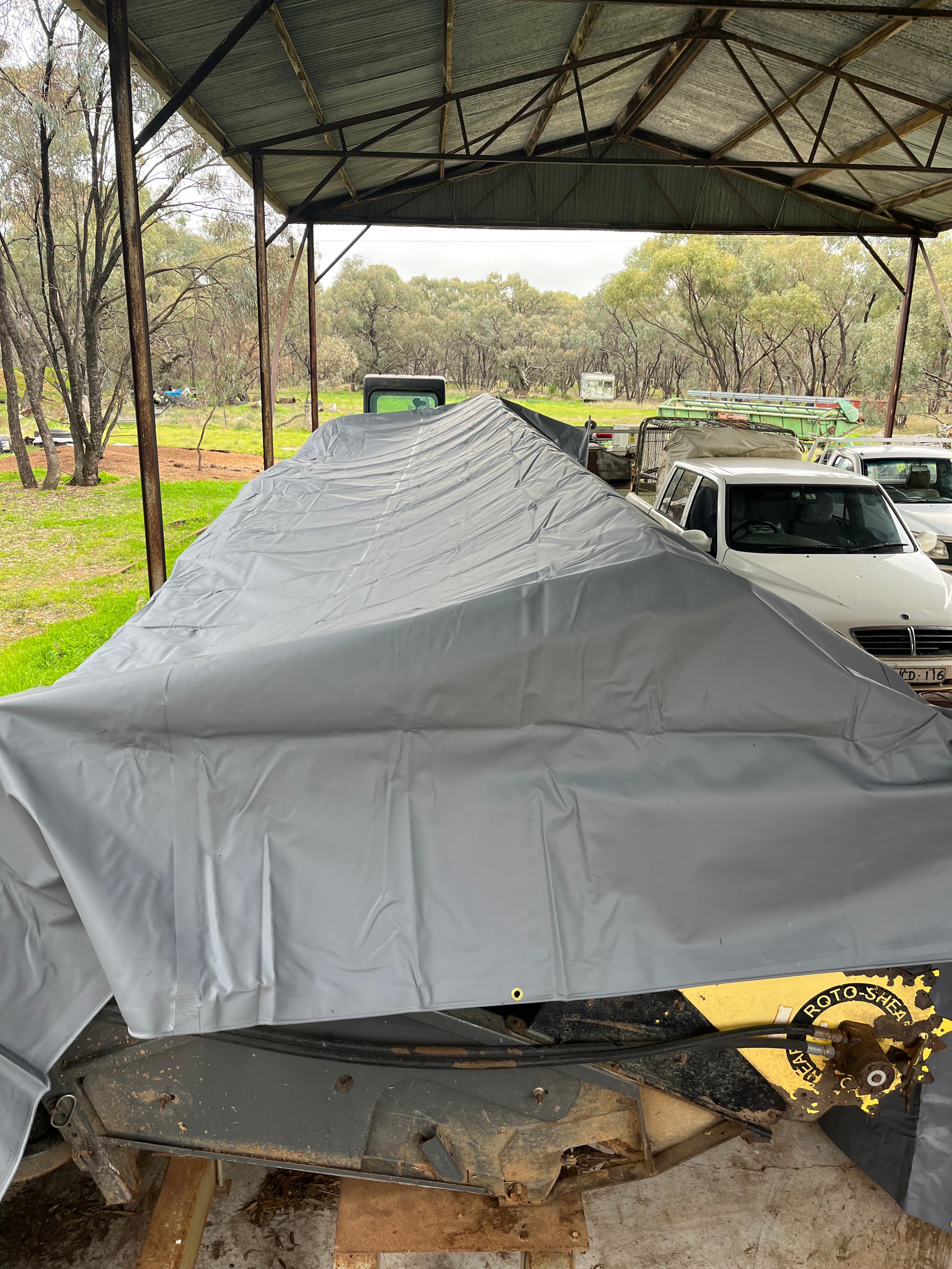20ft Header Front Tarp Cover
