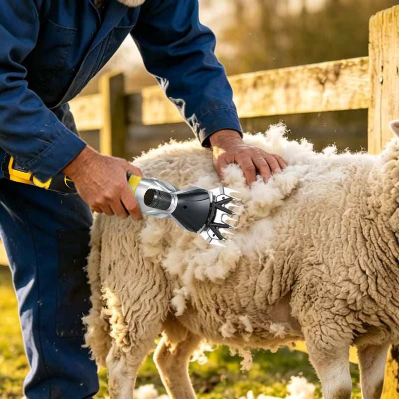 Cordless Sheep Clippers – DeWalt 20V Battery Compatible | 950W Brushless