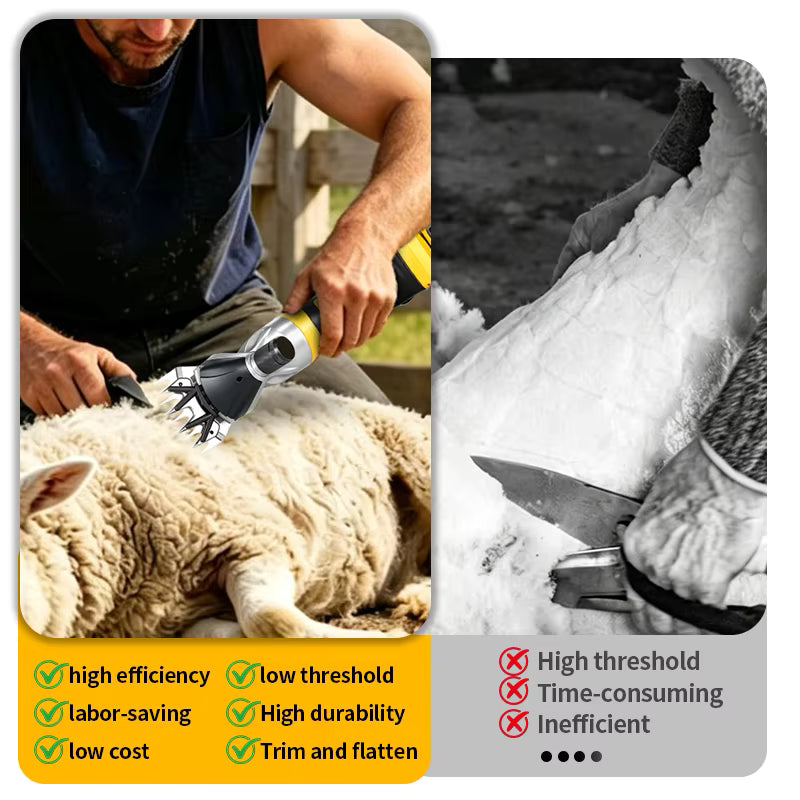 Cordless Sheep Clippers – DeWalt 20V Battery Compatible | 950W Brushless